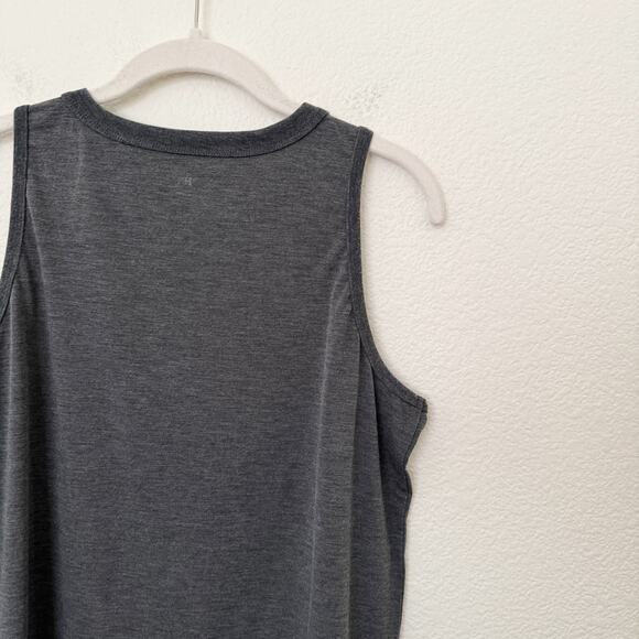 [Fair Harbor] Charcoal Gray The Seabreeze Crew Neck Tank Top Size Small S - Picture 8 of 11